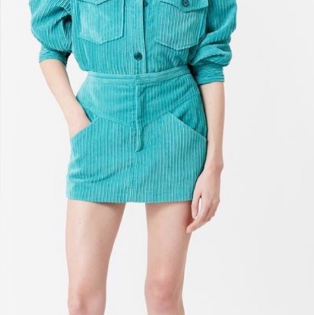 Isabel Marant MELVA CORDUROY MINI SKIRT size 42